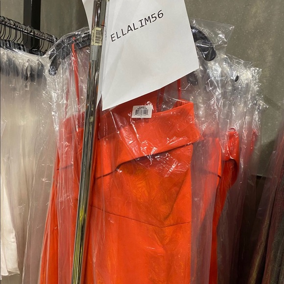 BCBGMaxAzria Slit Grown - (New) Vibrant Orange - Picture 10 of 11